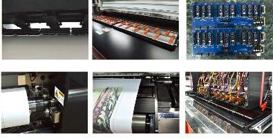 Imprimante de tissu de grand format pour le tissu de Digital imprimant la grande vitesse 600 m2/heure